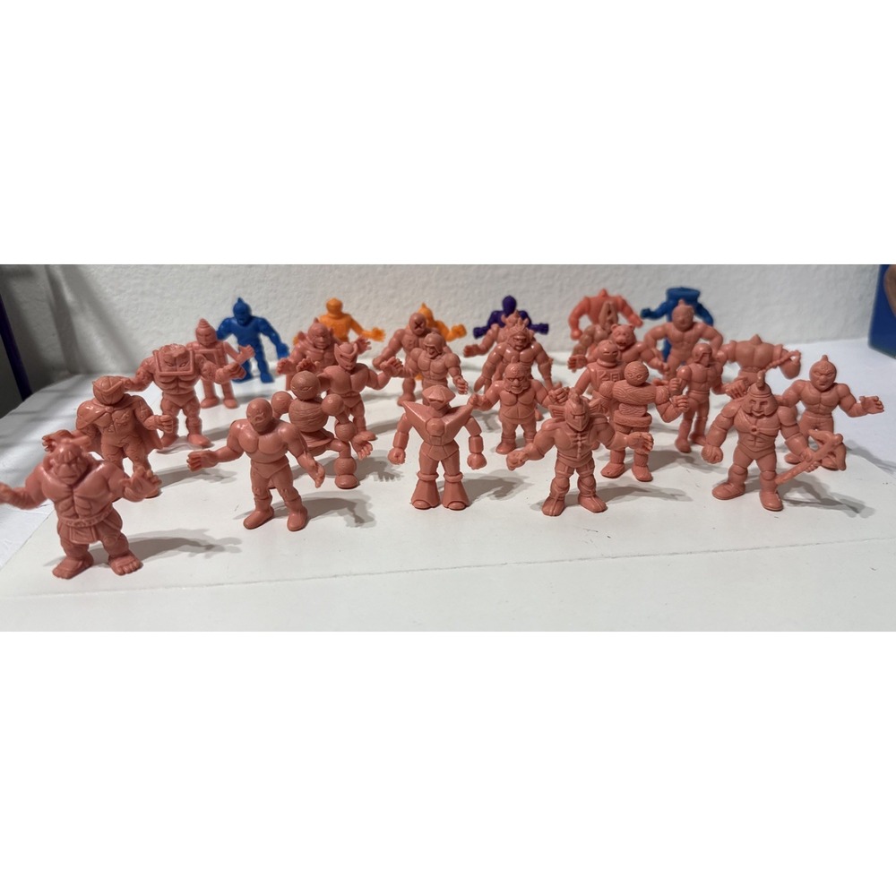 Vtg M.U.S.C.L.E. Men Mixed LOT of 30 Figures Mattel Flesh Blue Orange Kinnikuman - Picture 11 of 16